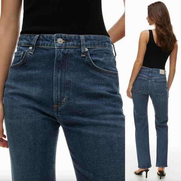 Citizens of Humanity | Zurie Straight Leg Jeans Garnish Medium Blue 31 - Picture 3 of 15